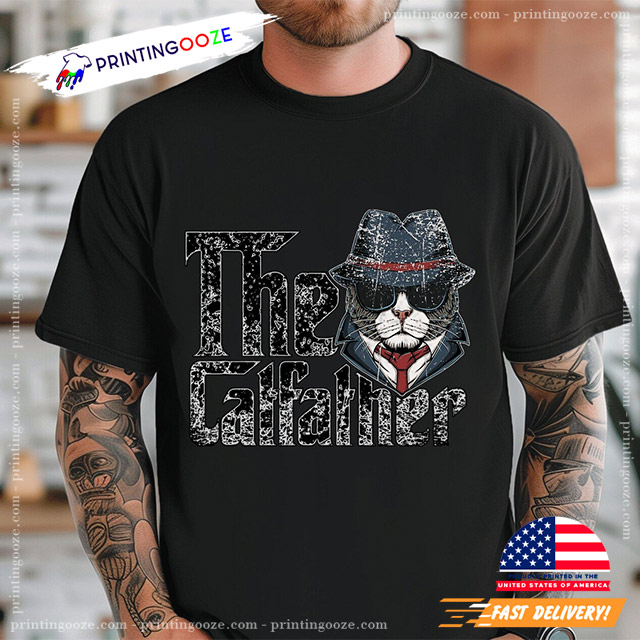The Catfather Funny Mafia Cat Day Shirt The Catfather Funny Mafia Cat Day Shirt