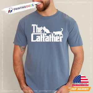 The Catfather International Cat Day Comfort Colors Tee 1