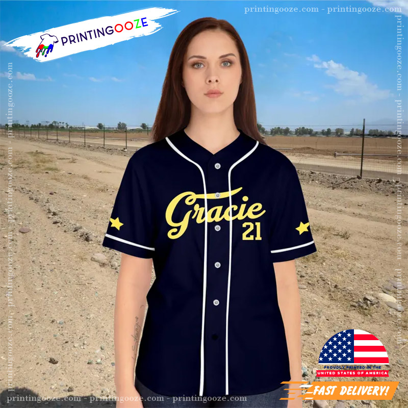 The Secret Of Us Gracie Abrams Concert Tour Baseball Jersey The Secret Of Us Gracie Abrams Concert Tour Baseball Jersey