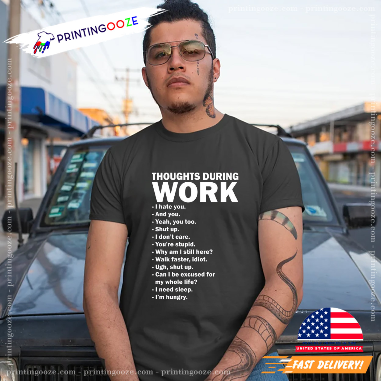 Thoughts During Work Funny Quotes Unisex T-shirt Thoughts During Work Funny Quotes Unisex T-shirt