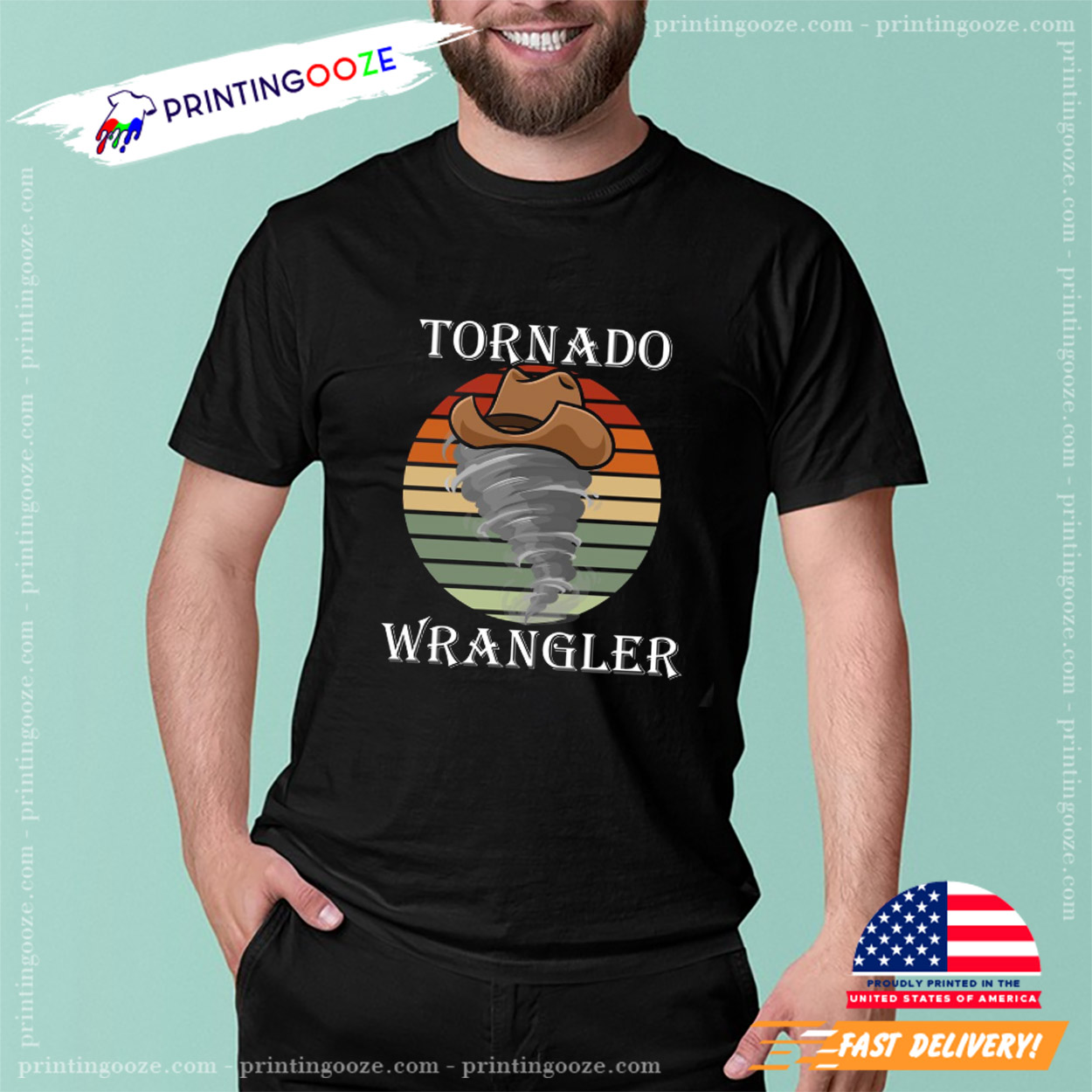 Tornado Cowboy Wrangler Unisex T-shirt Tornado Cowboy Wrangler Unisex T-shirt