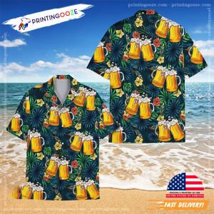 Tropical Beer Day Cheer Up Hawaiian Shirt 1