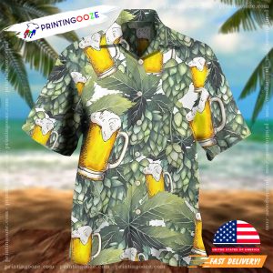 Tropical Beer Happy International Beer Day Hawaiian Shirt 2