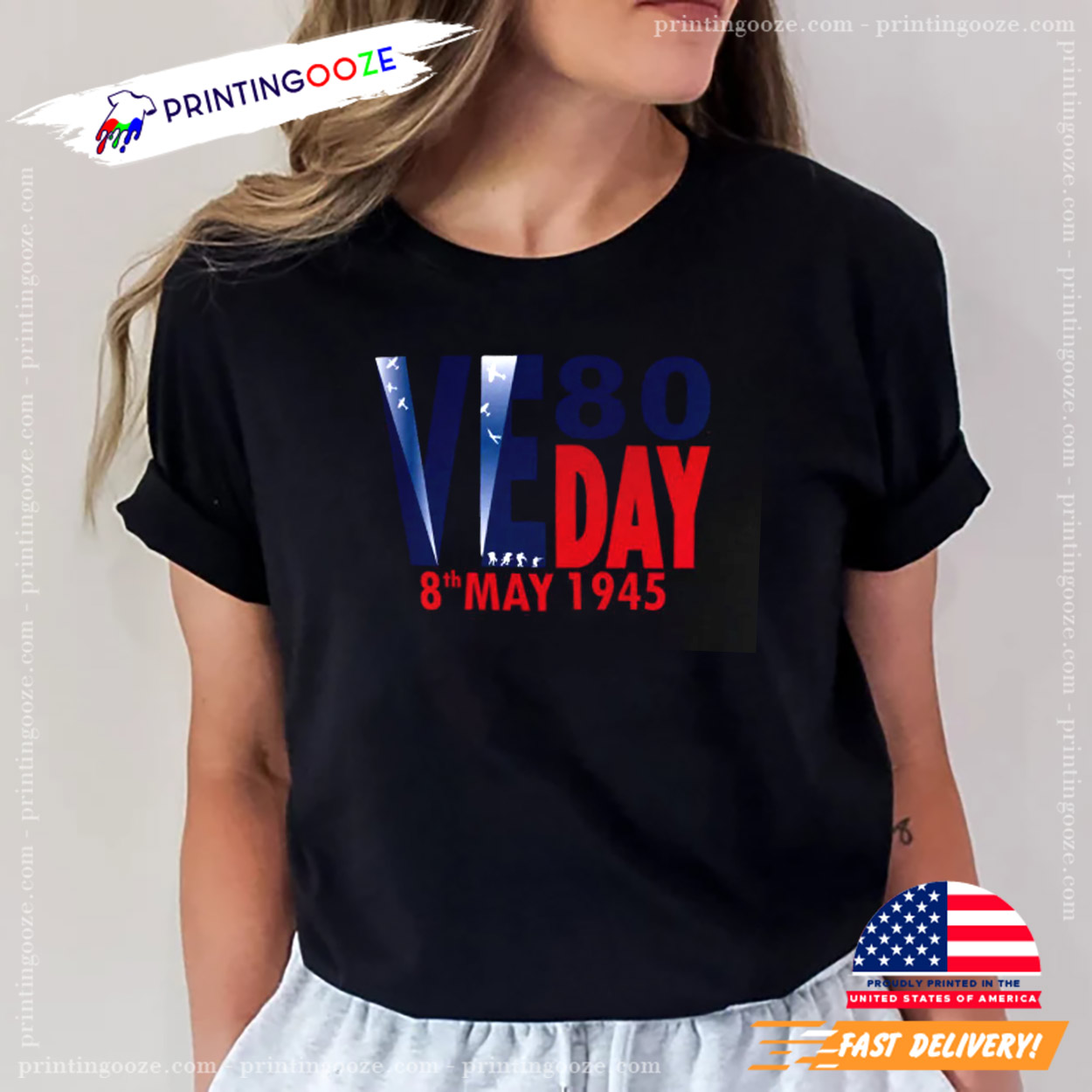 Victory In Europe Day 2025 Tee Victory In Europe Day 2025 Tee