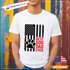 Vintage Best Dog Dad Ever Unisex T-shirt