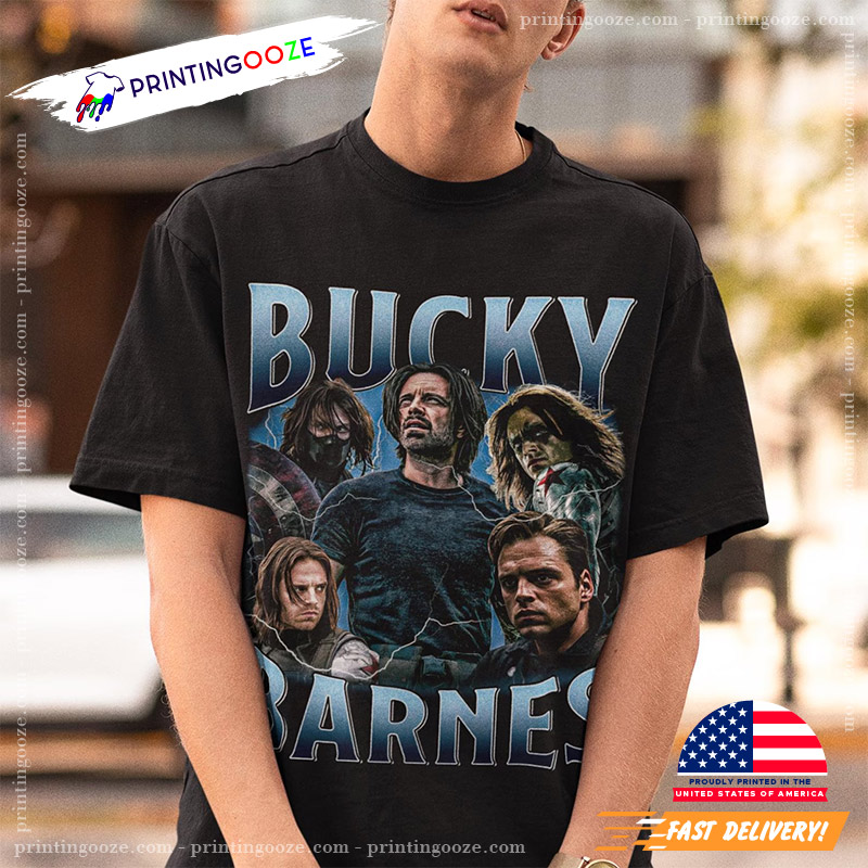 Vintage Bucky Barnes Marvel Super Heroes Shirt Vintage Bucky Barnes Marvel Super Heroes Shirt