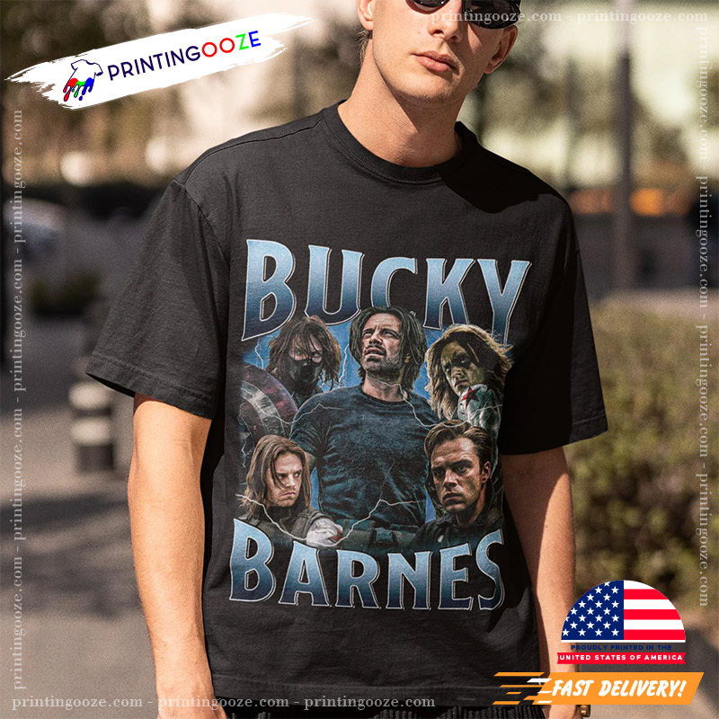 Vintage Bucky Barnes Marvel Super Heroes Shirt Vintage Bucky Barnes Marvel Super Heroes Shirt