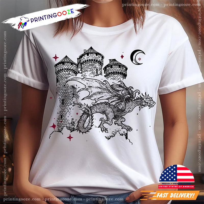 Vintage Medieval Dragon Mystical Medieval Fantasy T-shirt Vintage Medieval Dragon Mystical Medieval Fantasy T-shirt