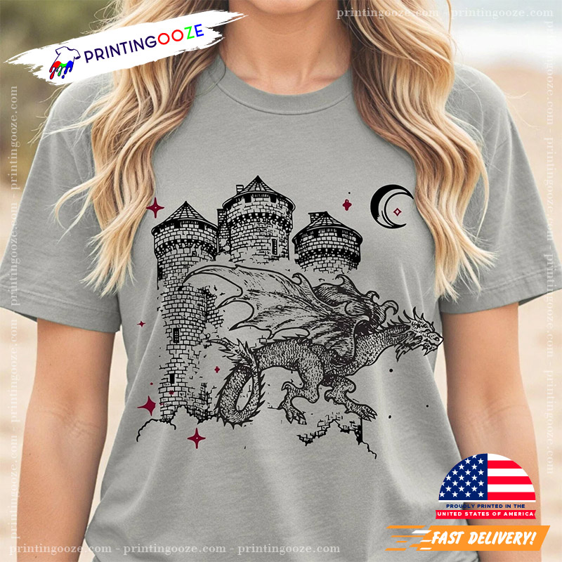 Vintage Medieval Dragon Mystical Medieval Fantasy T-shirt Vintage Medieval Dragon Mystical Medieval Fantasy T-shirt