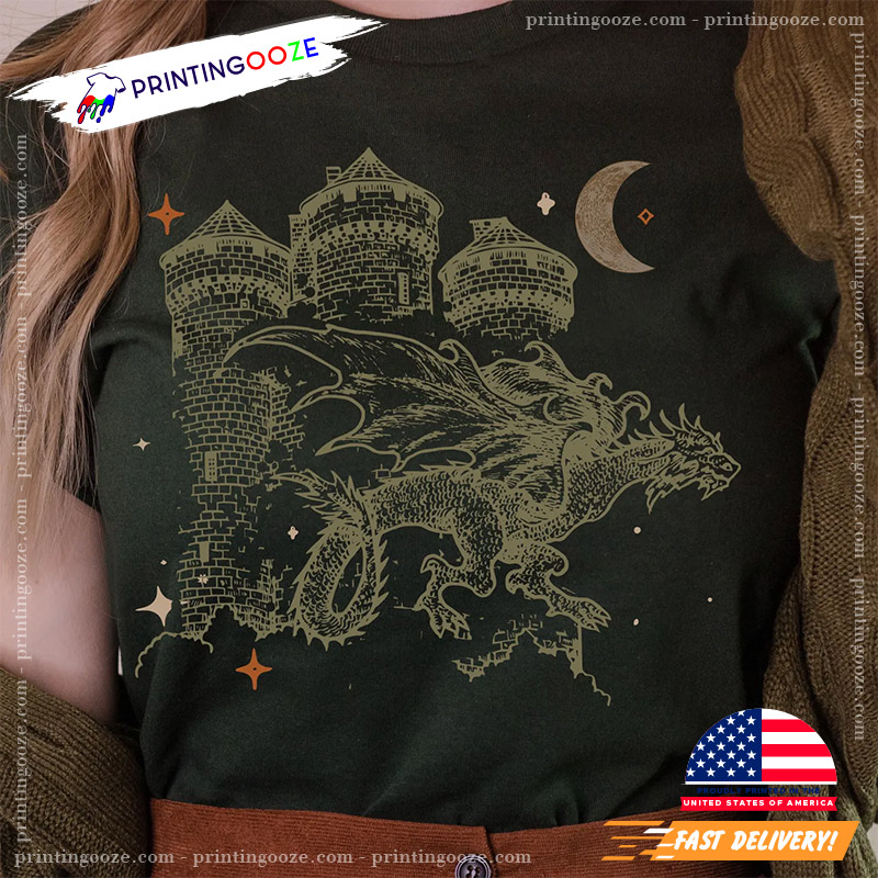 Vintage Medieval Dragon Mystical Medieval Fantasy T-shirt Vintage Medieval Dragon Mystical Medieval Fantasy T-shirt