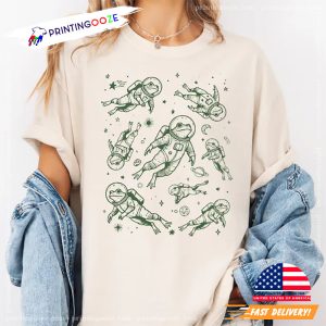 Vintage Space Frog Funny Toad Graphic Comfort Colors Shirt 2