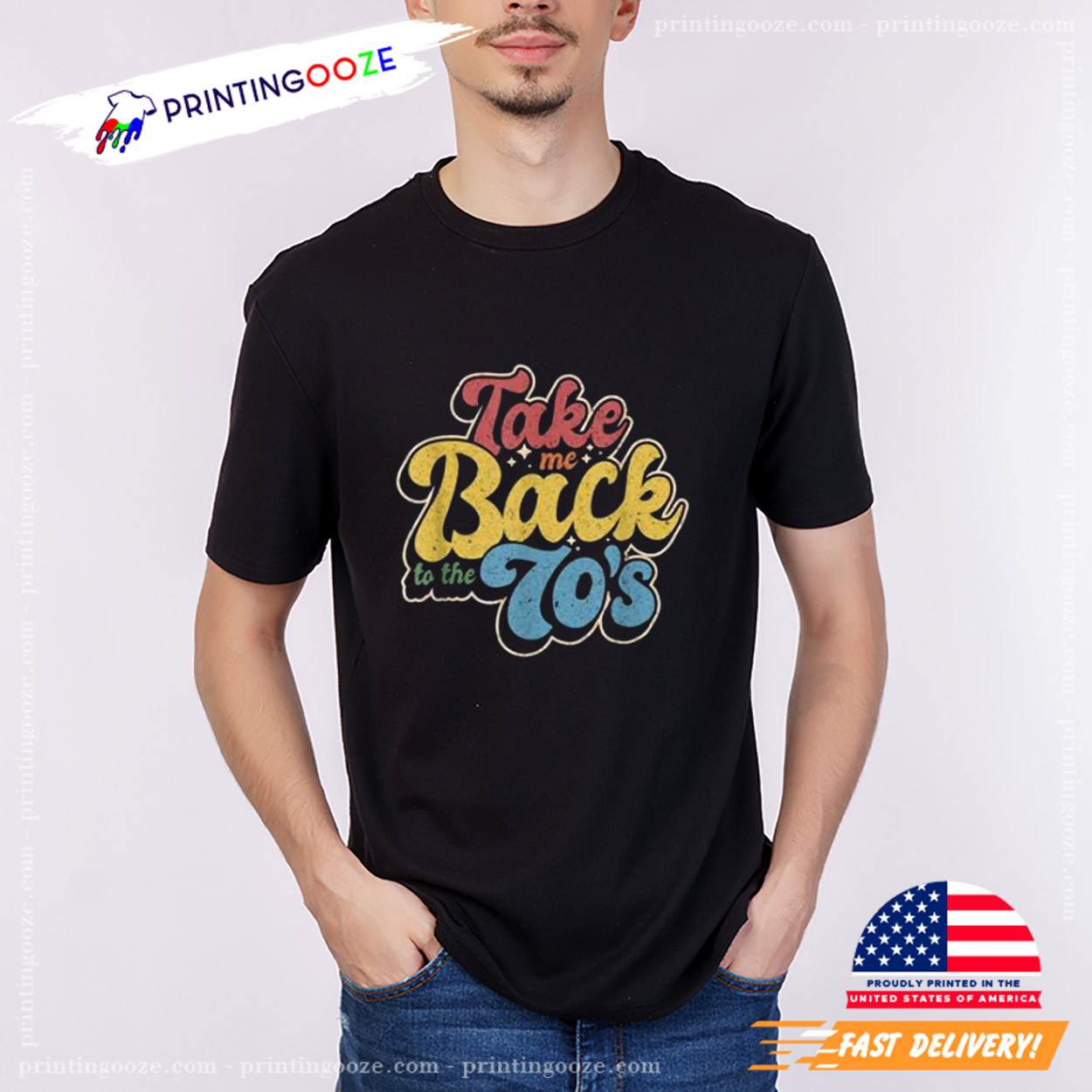 Vintage Take Me Back To The 70's Nostalgia T-Shirt Vintage Take Me Back To The 70's Nostalgia T-Shirt