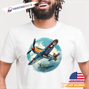 WW2 Warbirds Plane aviation day Shirt 3