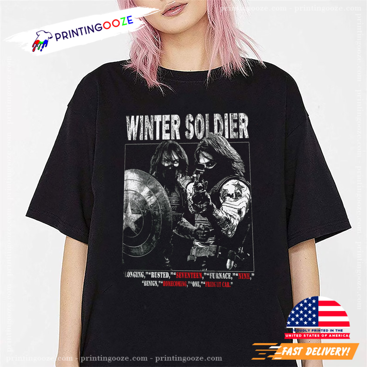 Winter Soldier Bucky Barnes Shirt Winter Soldier Bucky Barnes Shirt
