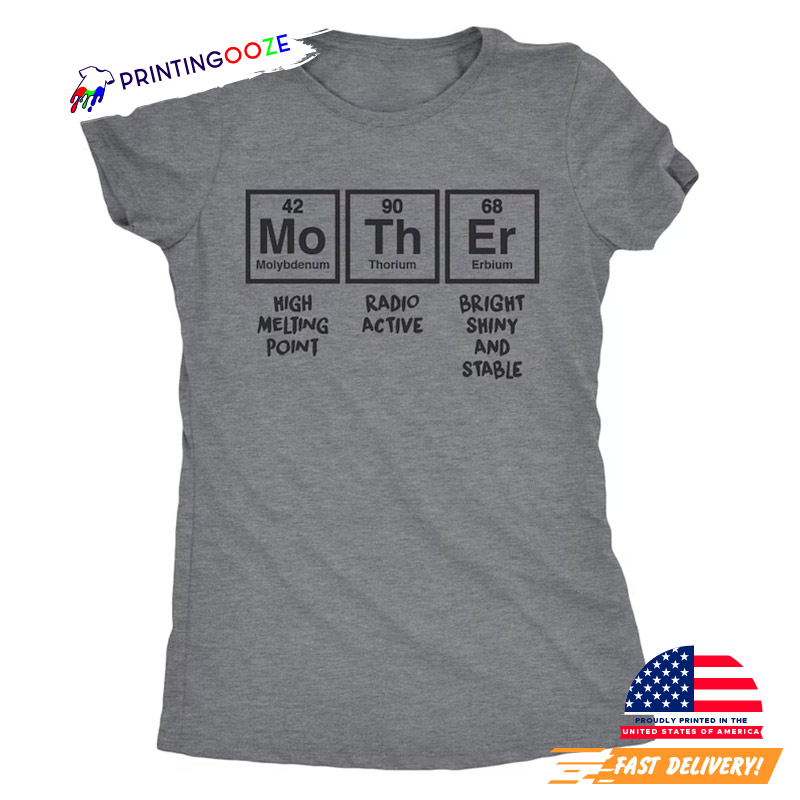 Womens Mother Periodic Table Funny Mom Shirt Womens Mother Periodic Table Funny Mom Shirt