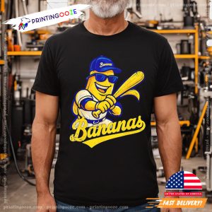 Banana Baseball Gift For Love Banana T-shirt 1