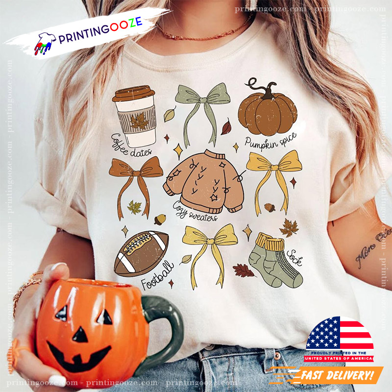 Cozy Season First Day Of Fall Shirt Cozy Season First Day Of Fall Shirt