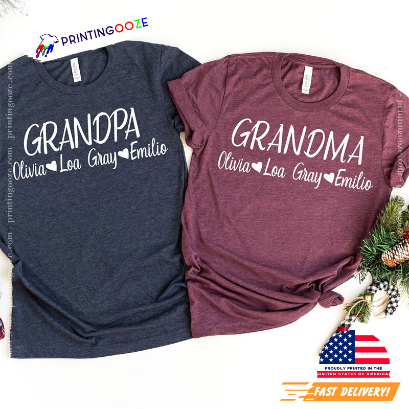 Custom Grandma National Grandparents Day Shirt Custom Grandma National Grandparents Day Shirt