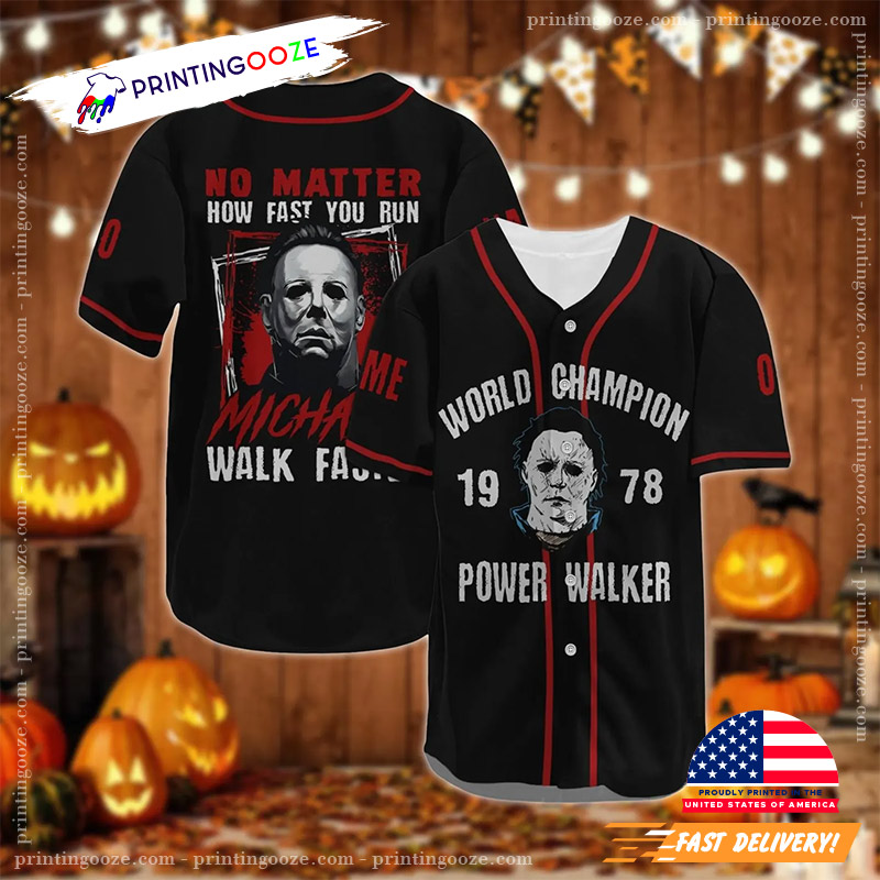 Custom Michael Myers The Killer Halloween Baseball Jersey Custom Michael Myers The Killer Halloween Baseball Jersey