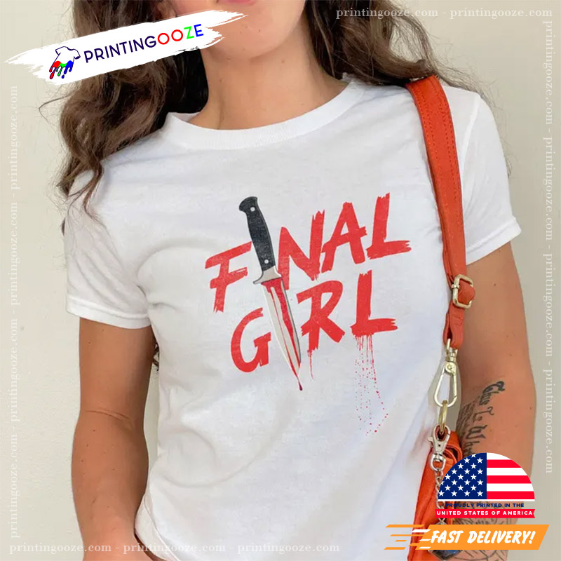 Final Girl Bloody Halloween Comfort Colors T-shirt Final Girl Bloody Halloween Comfort Colors T-shirt