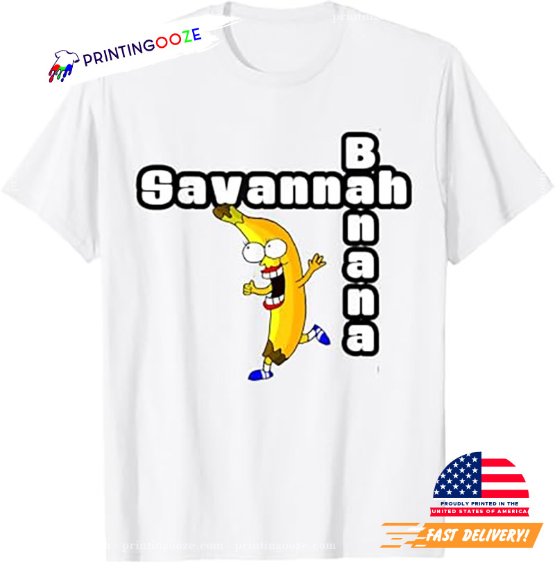Funny Savannah Banana Baseball Sport T-shirt Funny Savannah Banana Baseball Sport T-shirt