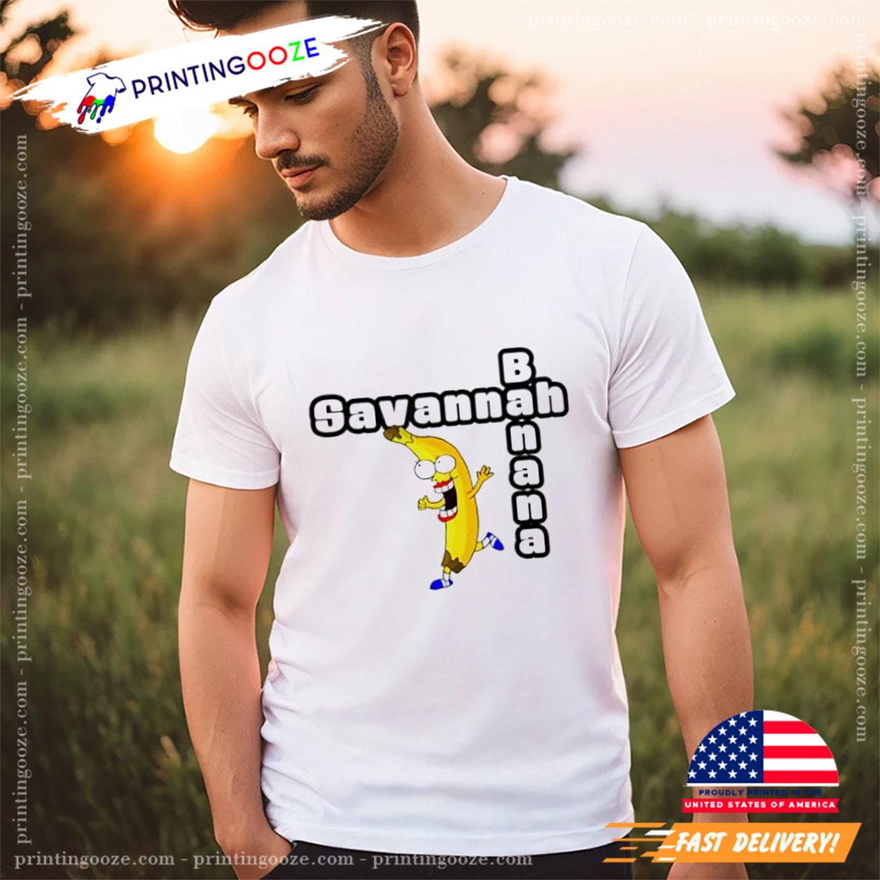 Funny Savannah Banana Baseball Sport T-shirt Funny Savannah Banana Baseball Sport T-shirt