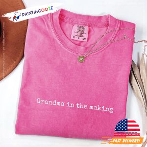 Grandpa In The Making Happy Grandparents Day Comfort Colors Tee 2