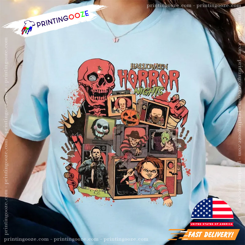 Halloween Horror Nights Retro 90s Movies Comfort Colors T-shirt Halloween Horror Nights Retro 90s Movies Comfort Colors T-shirt
