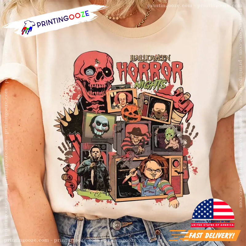 Halloween Horror Nights Retro 90s Movies Comfort Colors T-shirt Halloween Horror Nights Retro 90s Movies Comfort Colors T-shirt