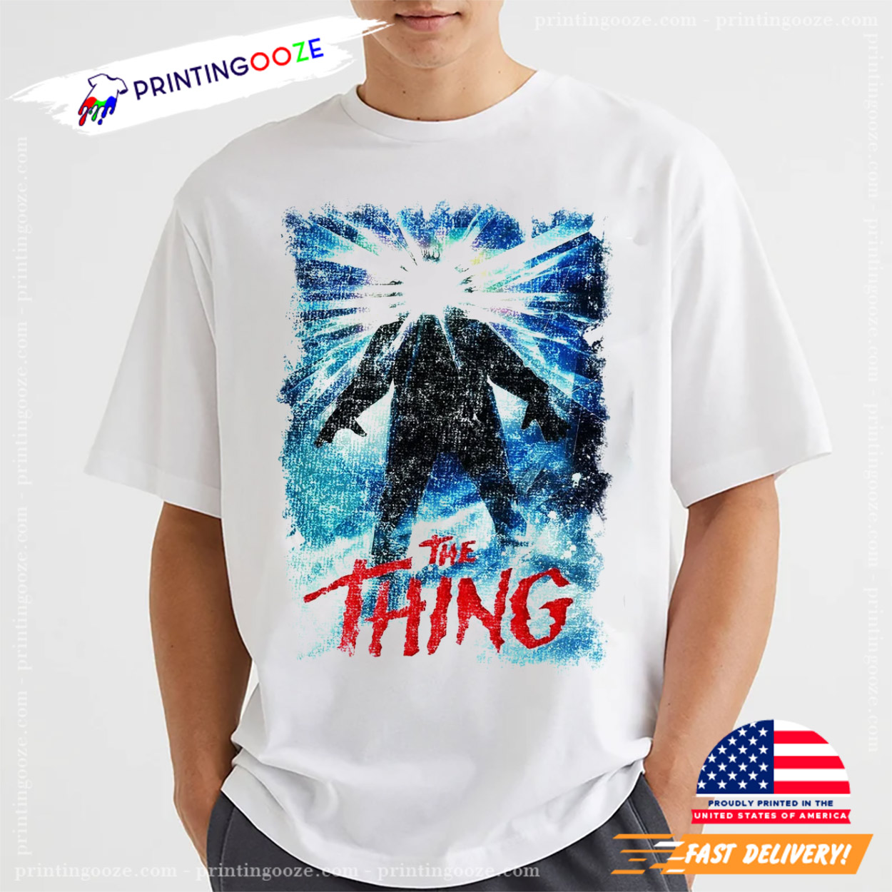 Halloween The Thing Horror Movie 90s T-shirt Halloween The Thing Horror Movie 90s T-shirt