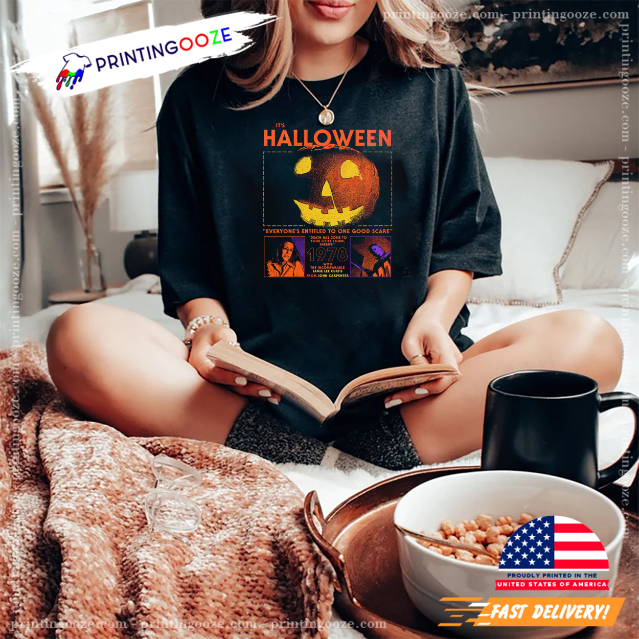 It's Halloween 1978 Michael Myers Retro Comfort Colors T-shirt It's Halloween 1978 Michael Myers Retro Comfort Colors T-shirt