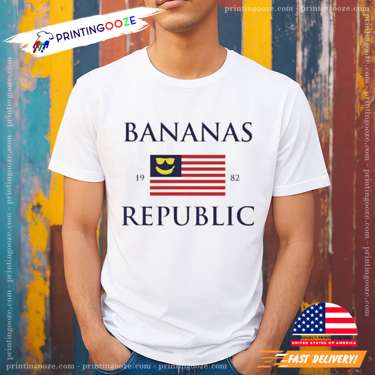 Johnny Bananas Banana Republic 1982 T-shirt Johnny Bananas Banana Republic 1982 T-shirt