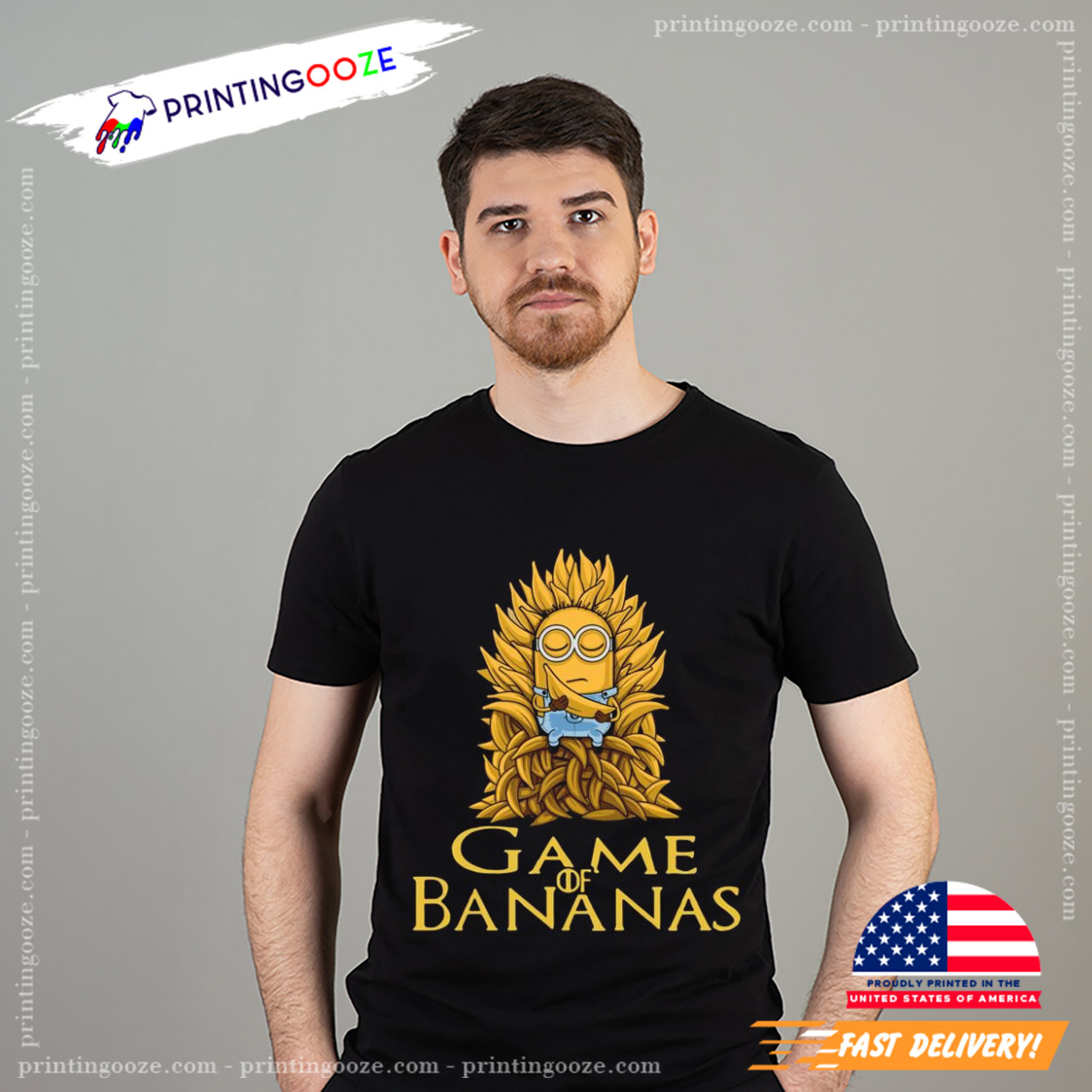 Minions Banana Throne Game Of Bananas Game Of Thrones T-shirt Minions Banana Throne Game Of Bananas Game Of Thrones T-shirt