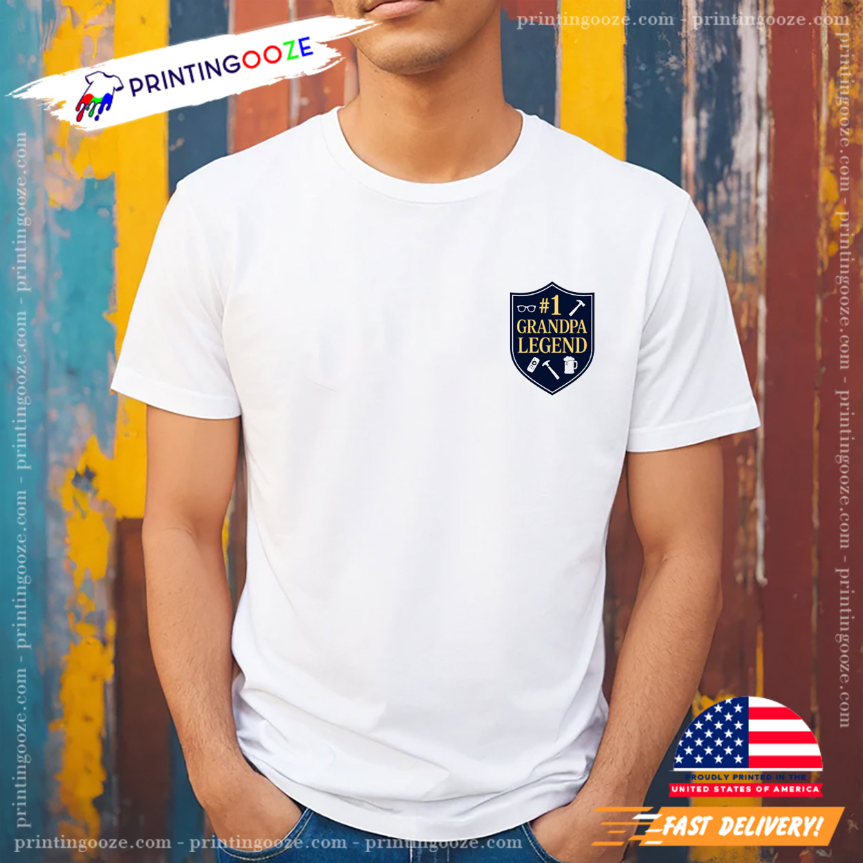 Number 1 Grandpa Legend Happy Grandparents Weekend Shirt Number 1 Grandpa Legend Happy Grandparents Weekend Shirt