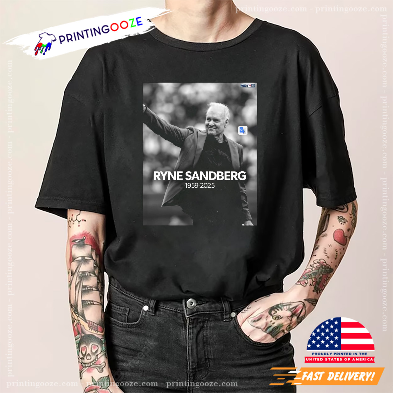 RIP Ryne Sandberg 1959 – 2025 Shirt RIP Ryne Sandberg 1959 – 2025 Shirt