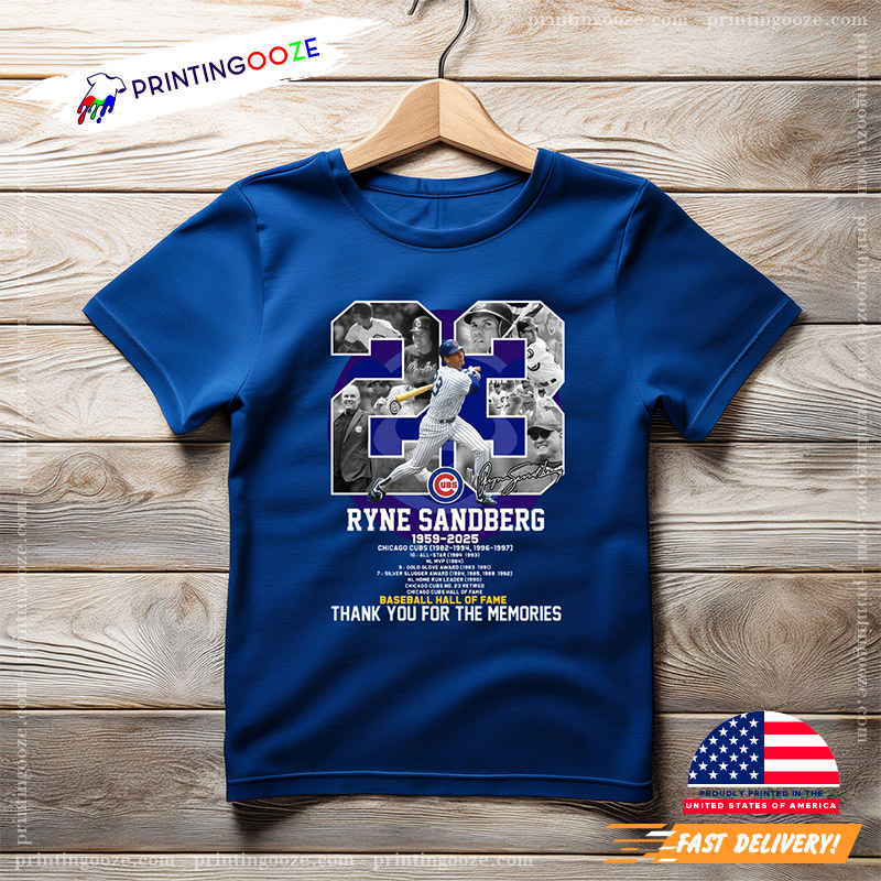 Rip Ryne Sandberg Chicago Cubs Legend Number 23 Shirt Rip Ryne Sandberg Chicago Cubs Legend Number 23 Shirt