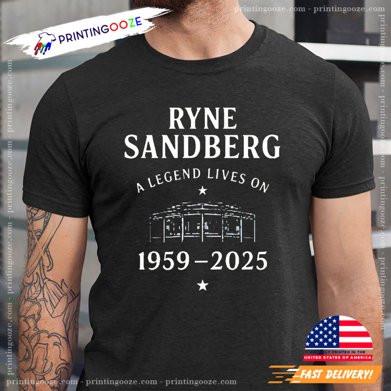 Ryne Sandberg A Legend Lives On 1959 2025 Shirt Ryne Sandberg A Legend Lives On 1959 2025 Shirt