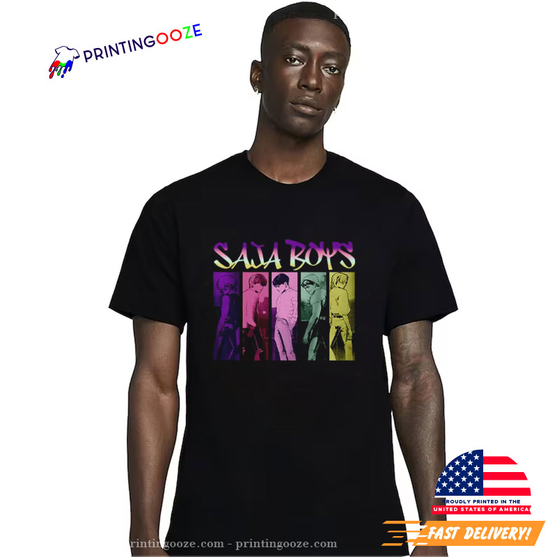 Saja Boys Kpop Demon Hunters Cartoon Shirt Saja Boys Kpop Demon Hunters Cartoon Shirt