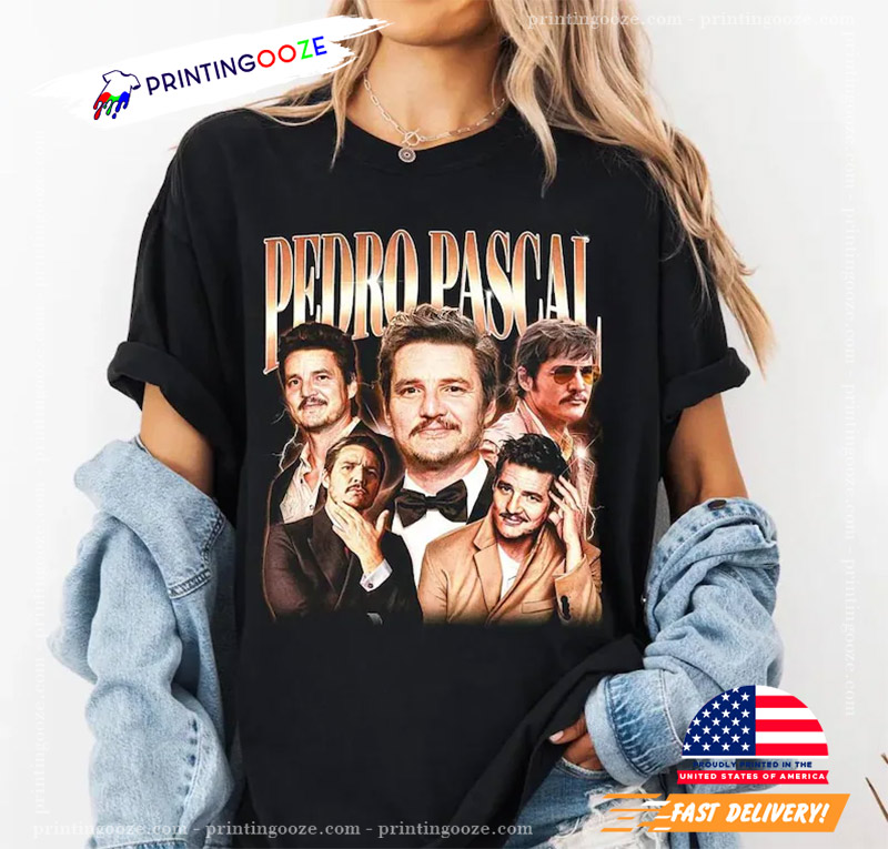 Vintage Pedro Pascal Collage 90s Comfort Colors T-shirt Vintage Pedro Pascal Collage 90s Comfort Colors T-shirt