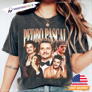 Vintage Pedro Pascal Collage 90s Comfort Colors T shirt 2