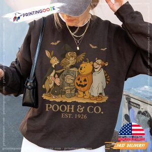 Vintage Winnie The Pooh Spooky Season shirt 1