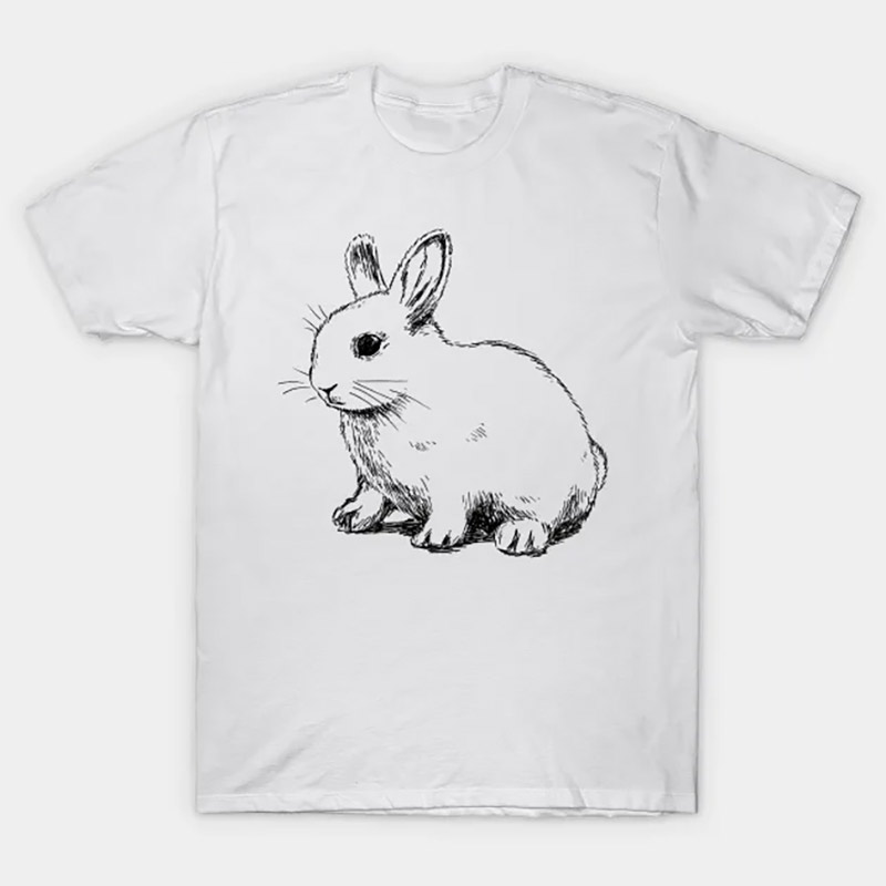 White Bunny Rabbit Shirt White Bunny Rabbit Shirt