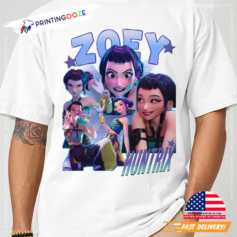 Zoey From Huntrix Kpop Demon Hunter Shirt Zoey From Huntrix Kpop Demon Hunter Shirt