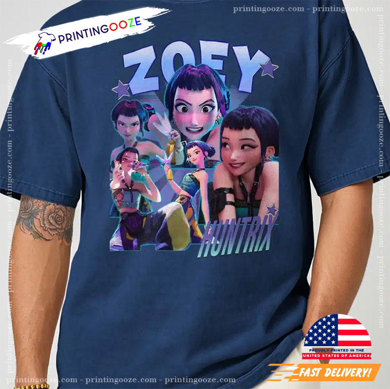 Zoey From Huntrix Kpop Demon Hunter Shirt Zoey From Huntrix Kpop Demon Hunter Shirt